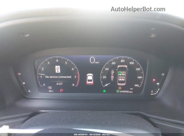 1HGCY1F4XSA057178 2025 HONDA ACCORD Black Вид задніх сидінь