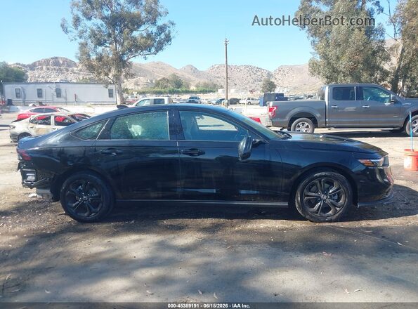 1HGCY1F4XSA057178 2025 HONDA ACCORD Black Вид задньої частини салону