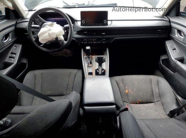 1HGCY1F4XSA063806 2025 HONDA ACCORD Black Widok deski rozdzielczej
