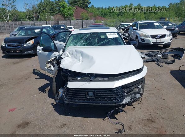 1HGCY1F4XSA072943 2025 HONDA ACCORD Белый Вид задней части салона