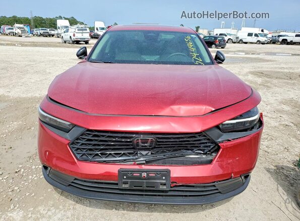 1HGCY1F4XSA074787 2025 HONDA ACCORD Красный Вид спереди