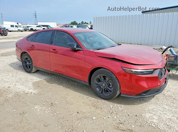 1HGCY1F4XSA074787 2025 HONDA ACCORD Красный Передняя правая четверть