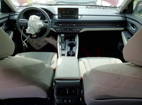 1HGCY1F4XSA074787 2025 HONDA ACCORD Красный Вид панели приборов