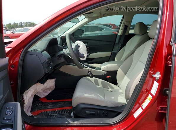 1HGCY1F4XSA074787 2025 HONDA ACCORD Красный Вид салона спереди