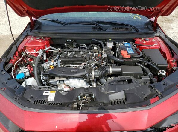 1HGCY1F4XSA074787 2025 HONDA ACCORD Красный Вид задней части салона