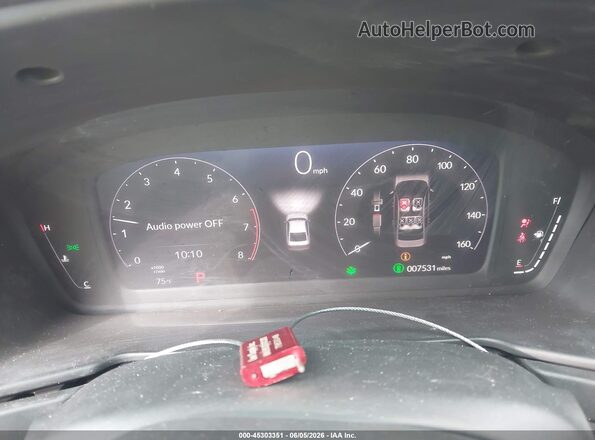 1HGCY1F4XTA005728 2026 HONDA ACCORD Blue Vista de los asientos traseros