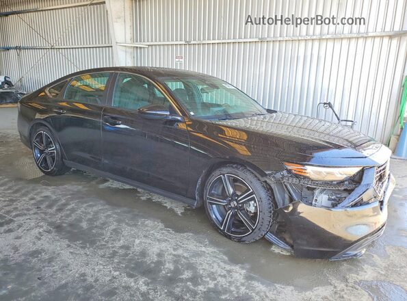 1HGCY2F50PA009565 2023 HONDA ACCORD Black Delantero derecho