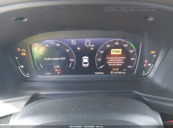 1HGCY2F50PA041951 2023 HONDA ACCORD Blue Rear seats view