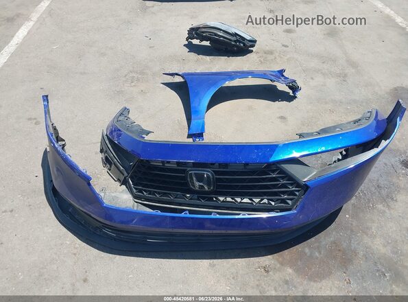 1HGCY2F50PA041951 2023 HONDA ACCORD Blue Instrument cluster view