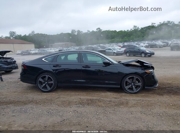 1HGCY2F50PA047264 2023 HONDA ACCORD Black Вид задньої частини салону