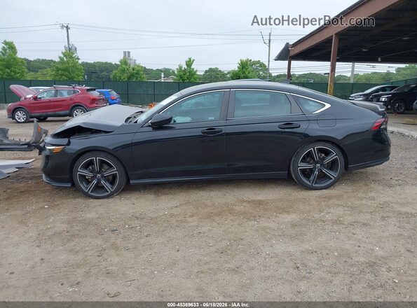 1HGCY2F50PA047264 2023 HONDA ACCORD Black Панорамний вид салону 360°