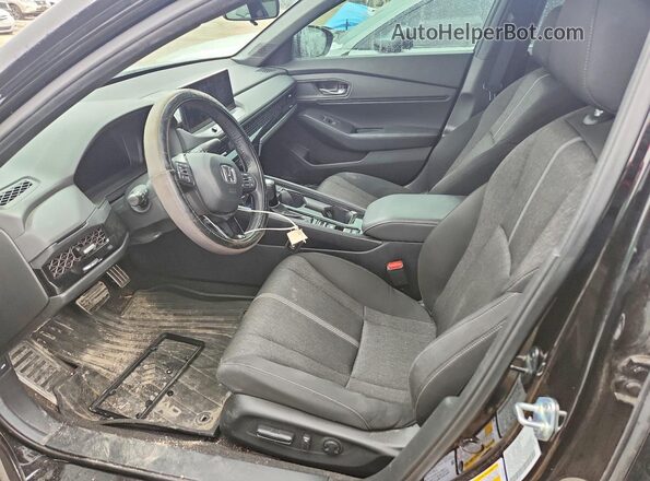 1HGCY2F50RA011349 2024 HONDA ACCORD Черный Вид салона спереди