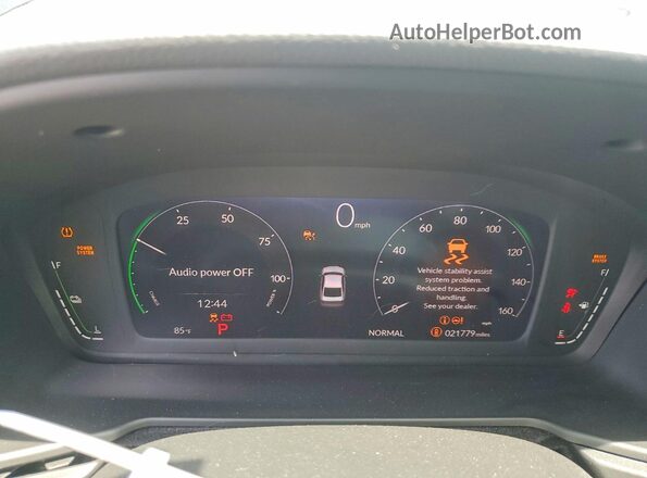 1HGCY2F50SA080421 2025 HONDA ACCORD Черный Вид щитка приборов