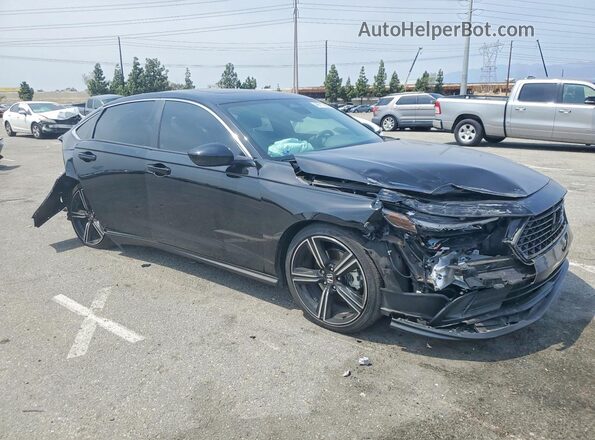 1HGCY2F50SA080421 2025 HONDA ACCORD Черный Передняя правая четверть