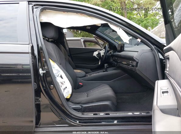 1HGCY2F51PA067295 2023 HONDA ACCORD Black წინა სალონის ხედი