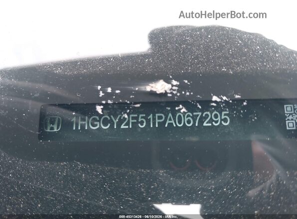 1HGCY2F51PA067295 2023 HONDA ACCORD Black 