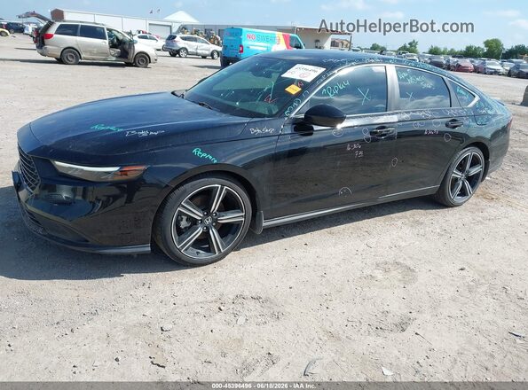 1HGCY2F51RA039323 2024 HONDA ACCORD Black Front left