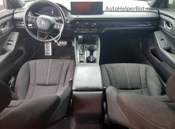 1HGCY2F51RA072757 2024 HONDA ACCORD Gray Dashboard view