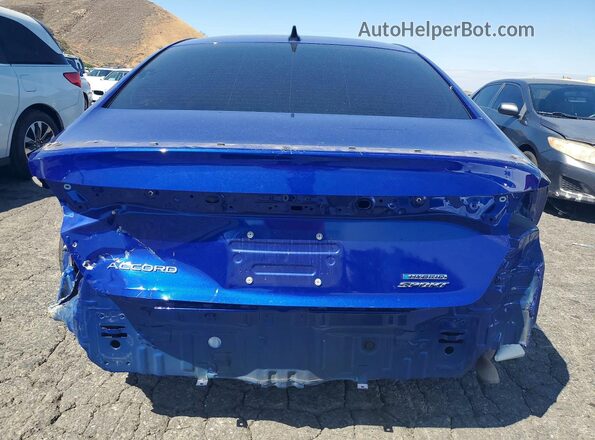 1HGCY2F51SA019076 2025 HONDA ACCORD Blue უკანა ხედი