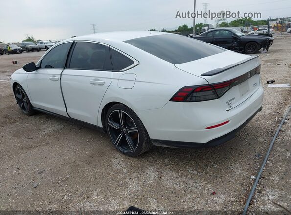1HGCY2F51SA048321 2025 HONDA ACCORD HYBRID White Հետևի ձախ