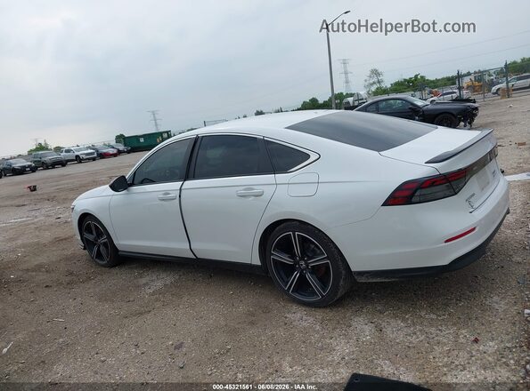 1HGCY2F51SA048321 2025 HONDA ACCORD HYBRID White Սալոնի 360 աստիճան տեսք