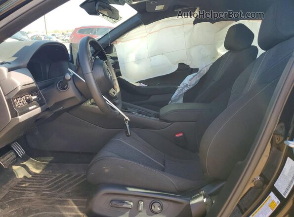 1HGCY2F51SA068892 2025 HONDA ACCORD Black Widok wnętrza z przodu