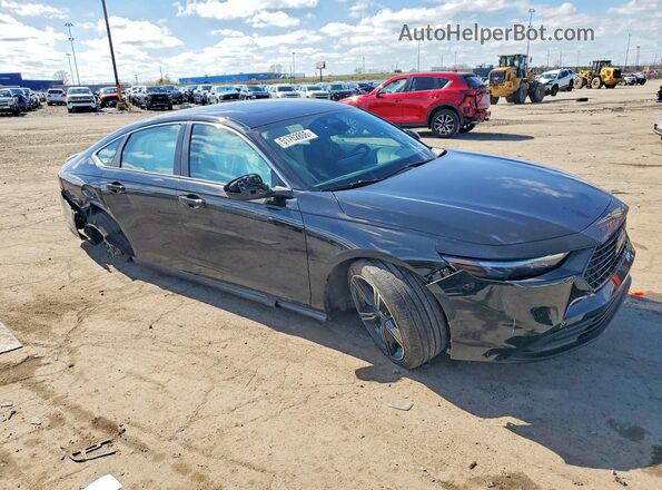 1HGCY2F51SA068892 2025 HONDA ACCORD Black Przód prawy