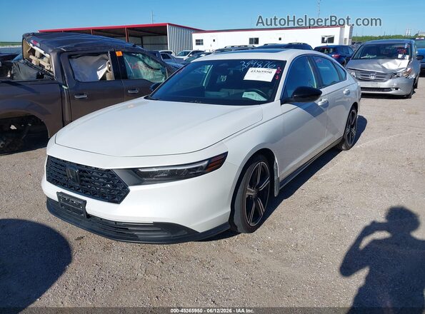 1HGCY2F52PA009115 2023 HONDA ACCORD White Vista tres cuartos delantera izquierda