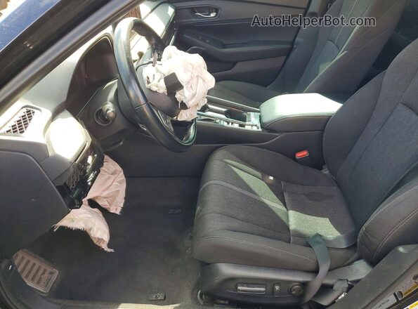 1HGCY2F52PA047251 2023 HONDA ACCORD Черный Вид салона спереди