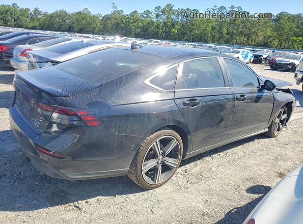 1HGCY2F52PA047251 2023 HONDA ACCORD Черный Задняя правая четверть