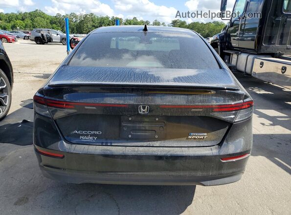 1HGCY2F52PA047251 2023 HONDA ACCORD Черный Вид сзади
