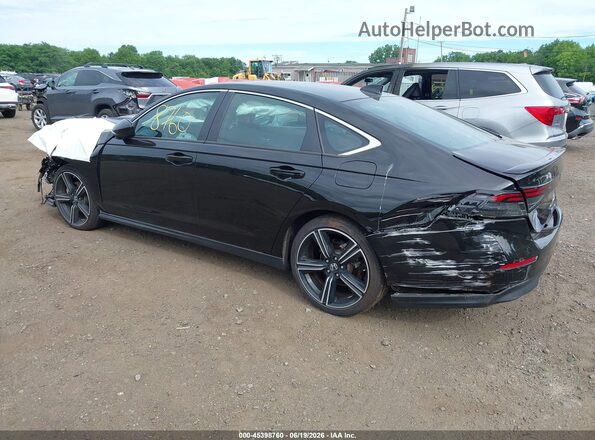 1HGCY2F52RA089728 2024 HONDA ACCORD Черный Задняя левая четверть
