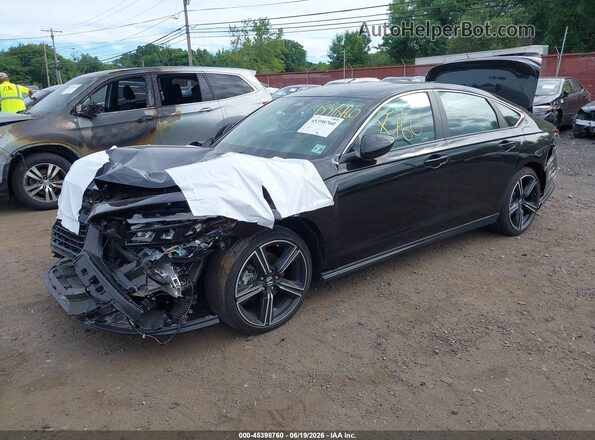 1HGCY2F52RA089728 2024 HONDA ACCORD Черный Передняя левая четверть