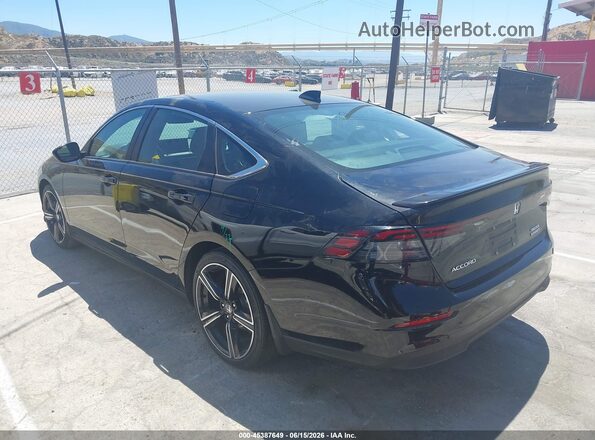1HGCY2F52RA089731 2024 HONDA ACCORD Black Rear left