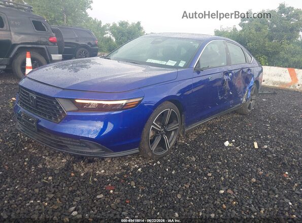 1HGCY2F53PA045329 2023 HONDA ACCORD Blue Front left