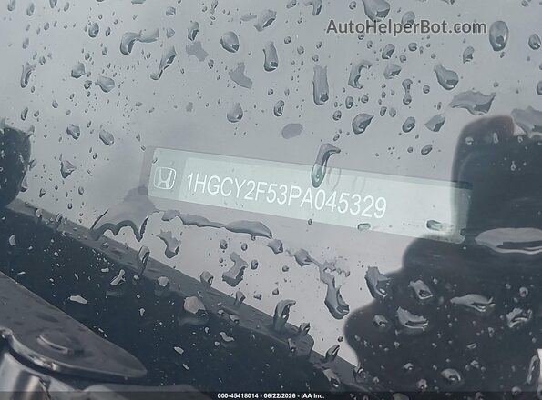 1HGCY2F53PA045329 2023 HONDA ACCORD Blue Engine compartment view