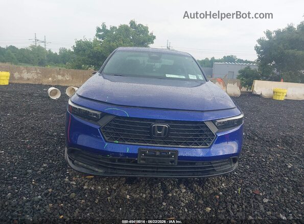 1HGCY2F53PA045329 2023 HONDA ACCORD Blue Instrument cluster view