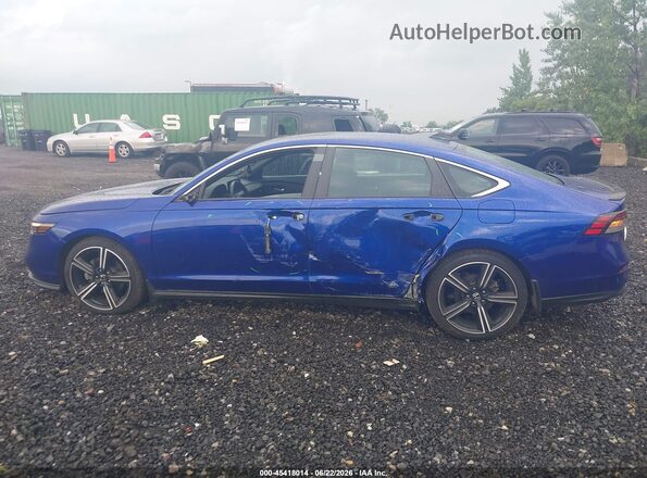 1HGCY2F53PA045329 2023 HONDA ACCORD Blue 360 interior view