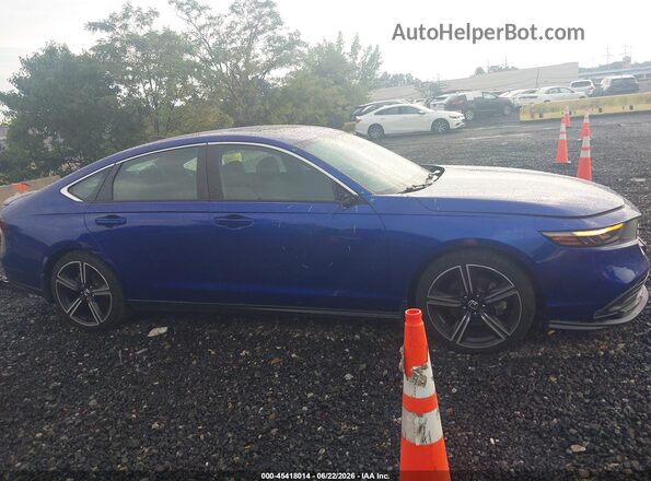 1HGCY2F53PA045329 2023 HONDA ACCORD Blue Rear interior view