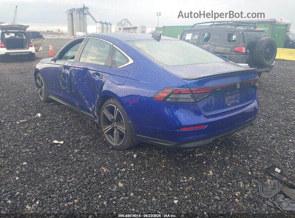 1HGCY2F53PA045329 2023 HONDA ACCORD Blue Rear left