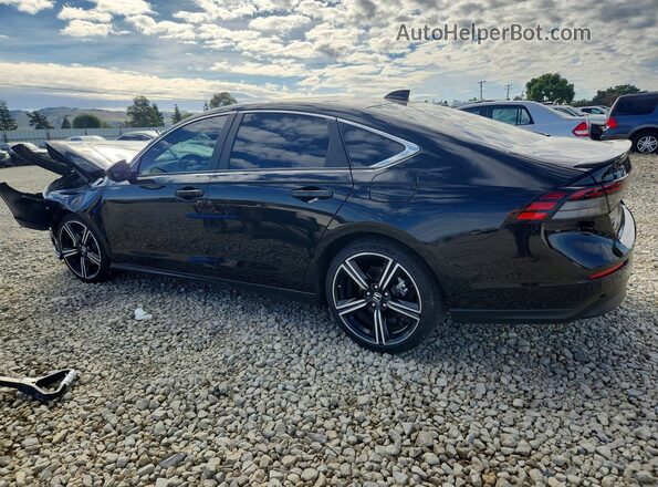 1HGCY2F53PA047355 2023 HONDA ACCORD Black Հետևի ձախ