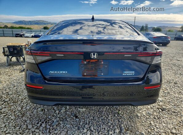 1HGCY2F53PA047355 2023 HONDA ACCORD Black Հետևի տեսք