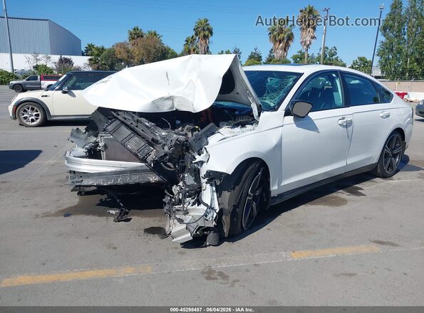 1HGCY2F53PA058355 2023 HONDA ACCORD White Vista tres cuartos delantera izquierda