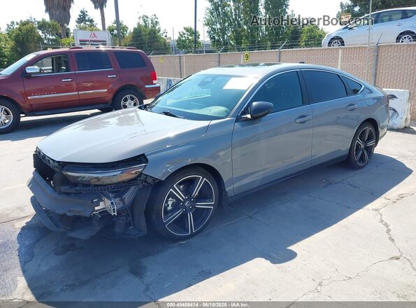 1HGCY2F53PA059912 2023 HONDA ACCORD Gray Передня ліва чверть