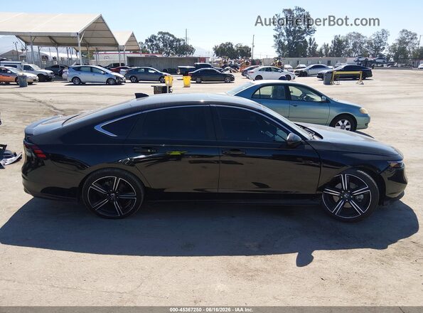 1HGCY2F53PA067315 2023 HONDA ACCORD Black Vista interior trasera