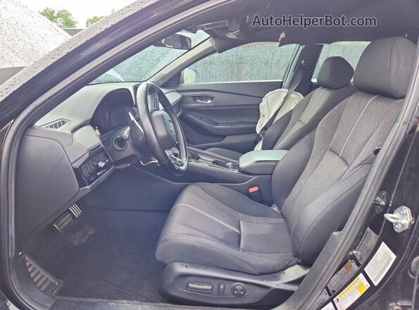 1HGCY2F53RA024399 2024 HONDA ACCORD Black Вид салону спереду