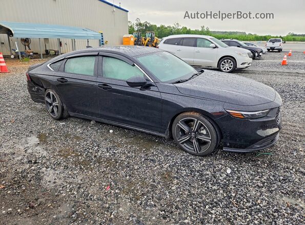 1HGCY2F53RA024399 2024 HONDA ACCORD Black Передня права чверть