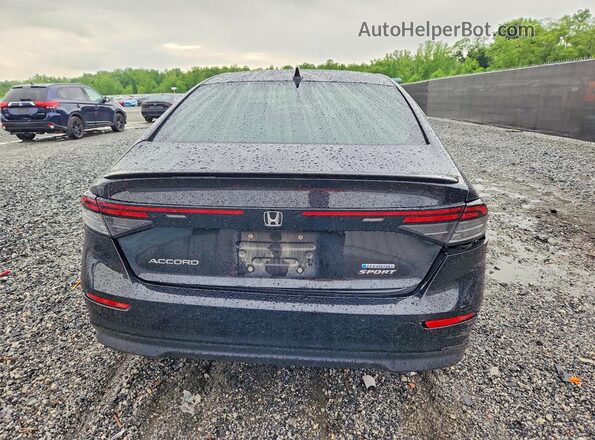 1HGCY2F53RA024399 2024 HONDA ACCORD Black Вид ззаду
