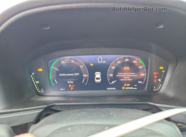 1HGCY2F53RA024399 2024 HONDA ACCORD Black Вид щитка приладів