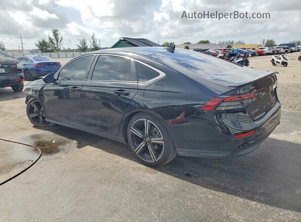 1HGCY2F54PA043203 2023 HONDA ACCORD Black Задня ліва чверть